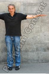 Whole Body Man T poses Casual Average Street photo references